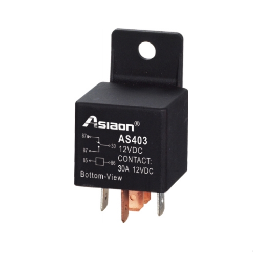Automotive Relay AS403 30A 1C/O With Plasctic Mounting Lug  