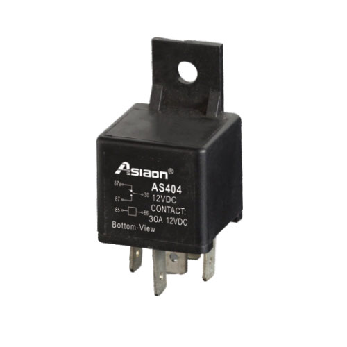 /Automotive Relay AS404 30A 4PIN /5PIN With Plasctic Mounting Lug  